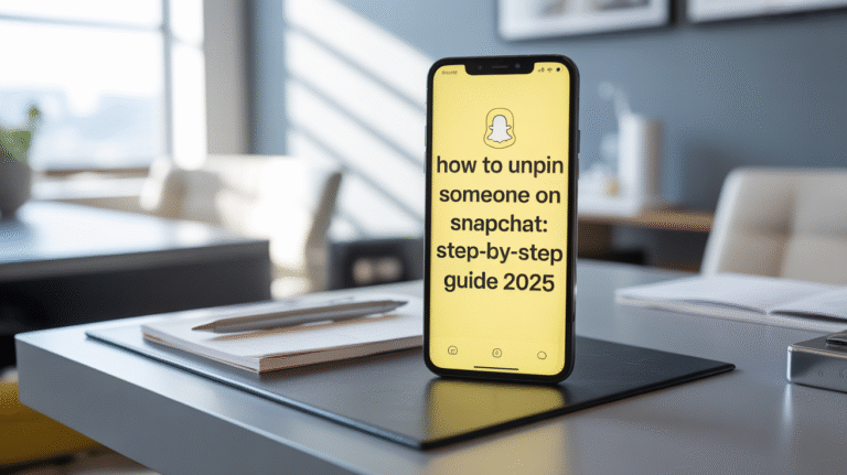 How to Unpin Someone on Snapchat