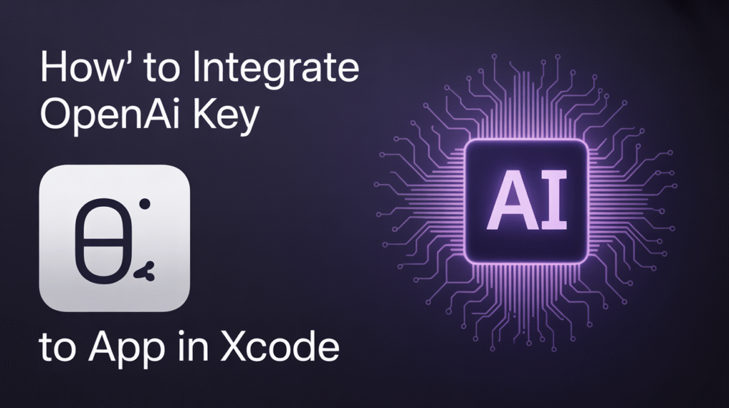 How To Integrate AI OpenAI Key To App In XCode