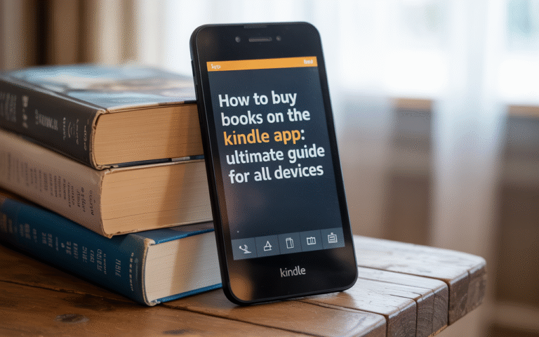 How to Buy Books on the Kindle App