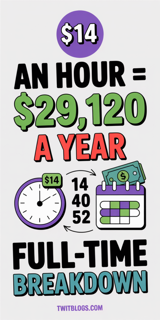 $14 an Hour Is How Much a Year?