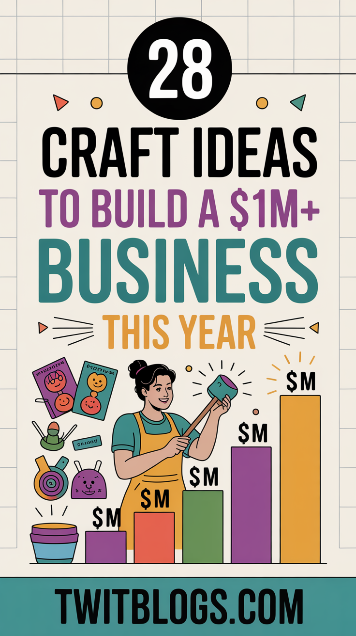 28 Seriously Profitable Craft Business Ideas to Make $1 Million+ This Year