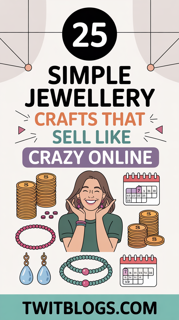25 Simple Jewellery Crafts That Sell Like Crazy Online