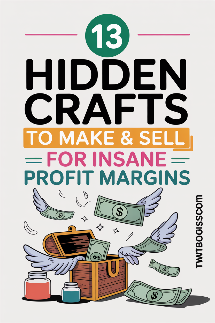 13 Untapped Crafts to Make and Sell With Insane Profit Margins