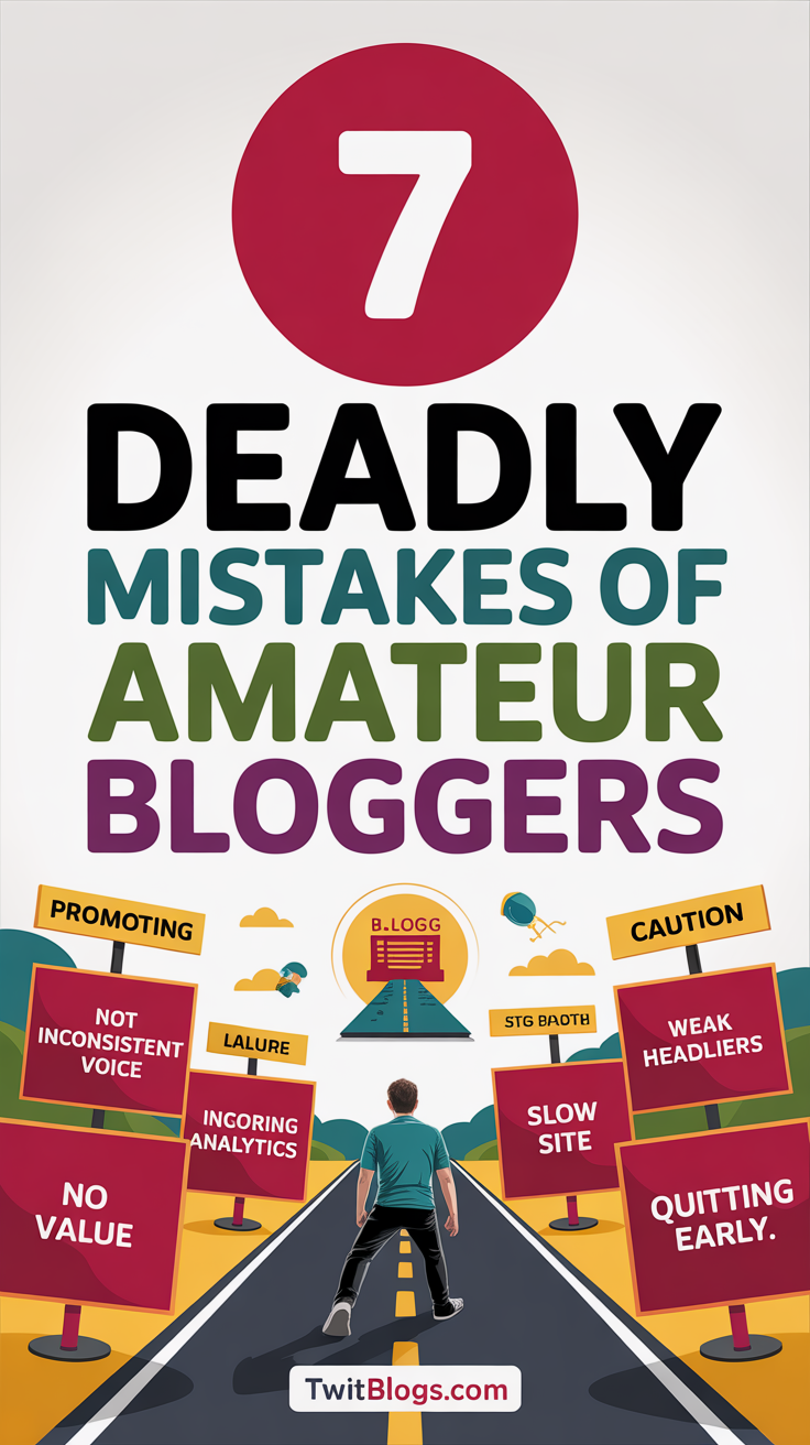 7 Mistakes of Amateur Bloggers