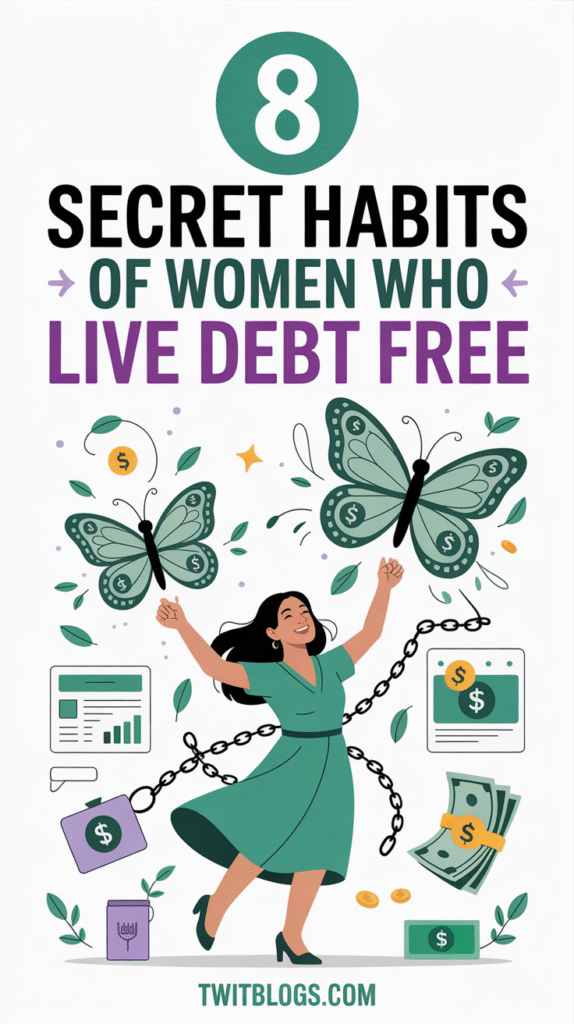 8 Habits of Debt Free Women