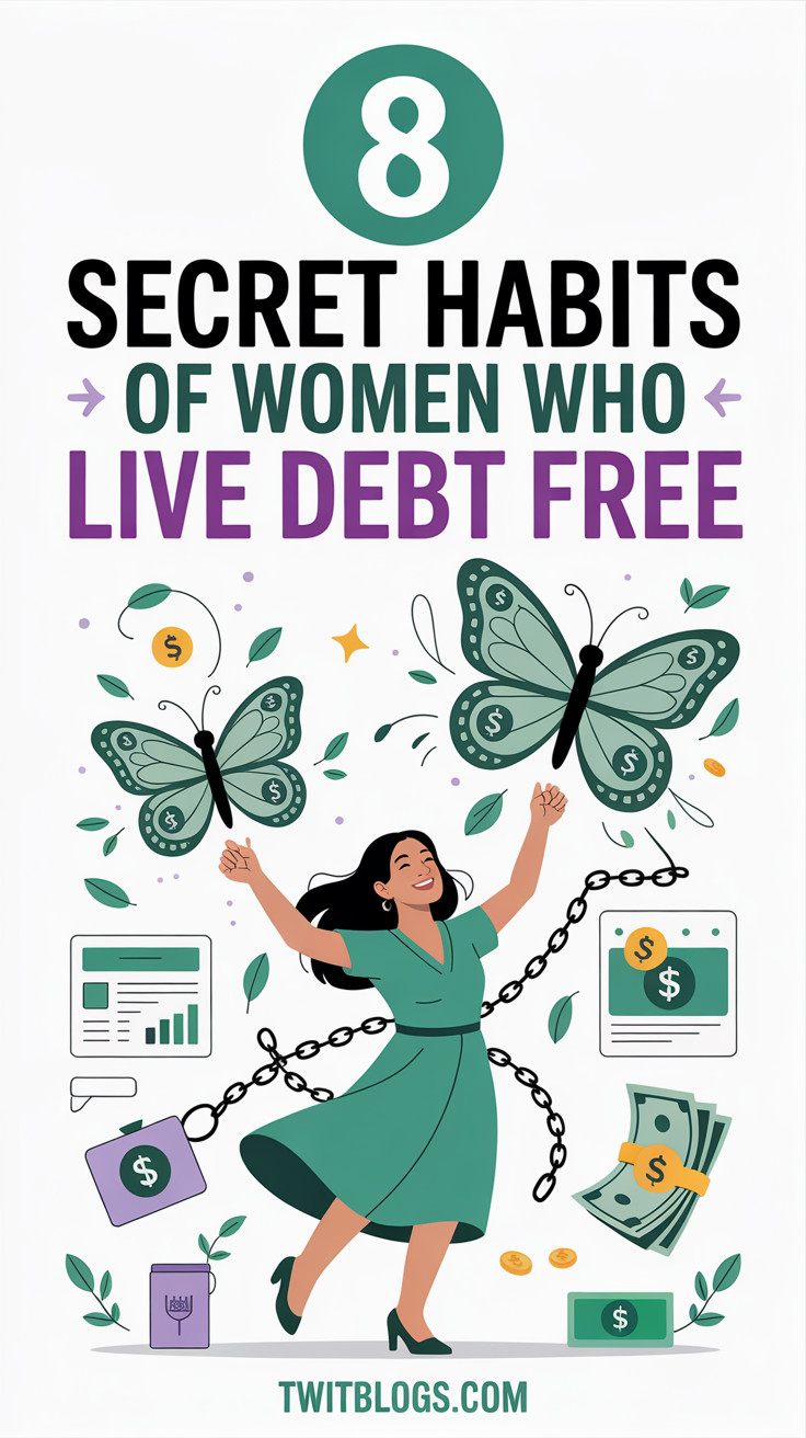 8 Habits of Debt Free Women
