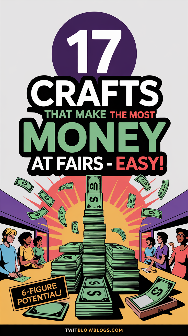 17 Super Easy Crafts To Sell at Craft Fairs (And Make 6 Figures a Year!)